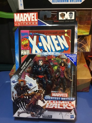 MARVEL UNIVERSE GREATEST COMIC PACKS GAMBIT/MR. SINISTER