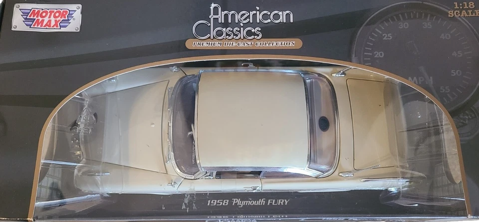 Motor Max American Classics 高级压铸系列 1958 年普利茅斯愤怒 — 第 2/4 张图片