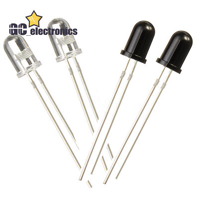 20/50/100PCS 3/5mm 850nm 940nm Universal LED IR Infrared Emitter Empfänger Diode
