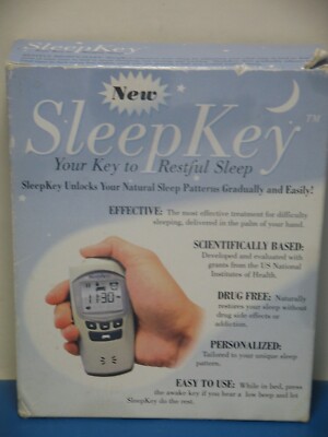 SleepKey Sleep monitor / Handheld Alarm Clock Sleep Schedule NEW IN Packaging