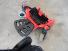 Pride Go Chair Complete Front Section Wheels, Foot Rest, Frame RED