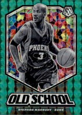 DARRYL DAWKINS 2019-20 Panini Mosaic Old School Green #10 76ers  Prizm ID:6292