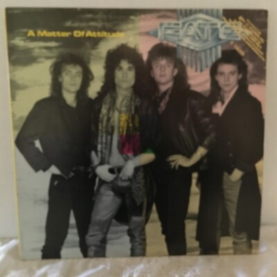 1986 Fate-Matter Of Attitude Vintage  Hair Metal Capitol ST 12570 PROMO
