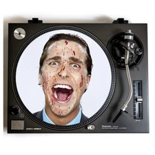 AMERICAN PSYCHO Turntable Slipmat for Vinyl Records 12" DJ Slip Mat horror movie