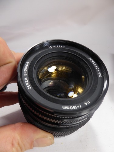 Zenza Bronica Zenzanon-PS 150mm f4 for SQ SQ-B SQ-A SQ-Ai SQ-Am vgc tested c1 - Picture 3 of 13