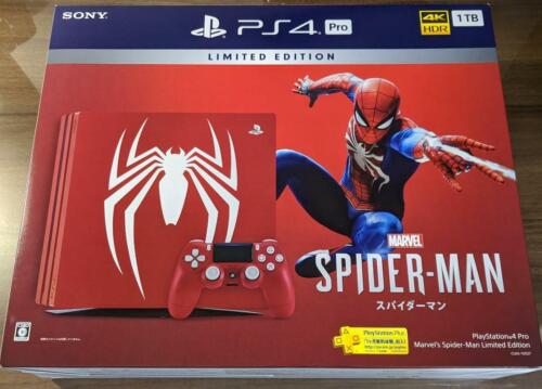 PlayStation 4 Pro 1TB Limited Edition Console Marvel's Spider-Man PS4  Excellent