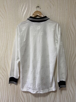 LOTTO 90s SHIRT JERSEY LONG SLEEVE sz XL MEN WHITE FOOTBALL LOTTO 90s SHIRT JERSEY LONG SLEEVE sz XL MEN WHITE FOOTBALL