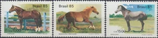 Brazil Brazilian Horses 1985 MNH-6 Euro