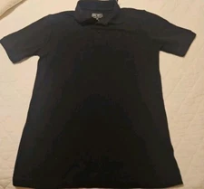 Authentic Galaxy School Uniforms, Black Polo, Size 14