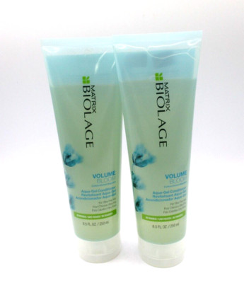 Lot/2 Matrix Biolage Volume Bloom Aqua Gel Conditioner ~ 8.5 oz / 250 ml x 2