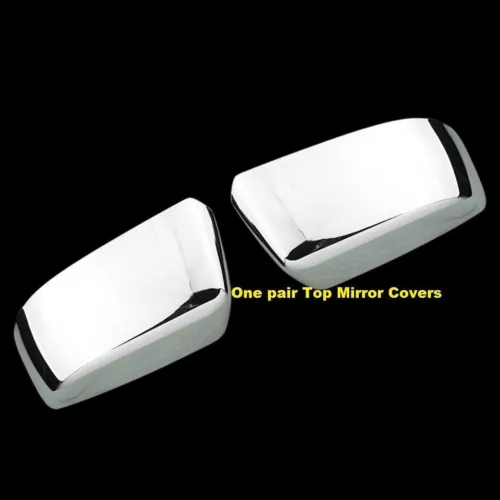 For 15 16 17 18 19 20 Chevy Tahoe SUBURBAN GMC Yukon XL Chrome Mirror Top Cover