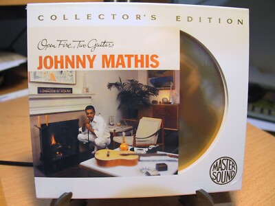 24K Gold CD Sony SBM CK 64199 Johnny Mathis Open Fire, Two Guitars ...