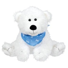 Goki Pl&uuml;schtier Eisb&auml;r Tom mit Halsband 27cm