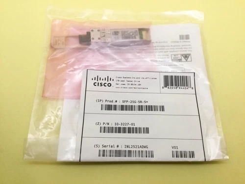 Cisco SFP-25G-SR-S 25GBASE-SR SFP28 850nm 100m MMF LC Transceiver New