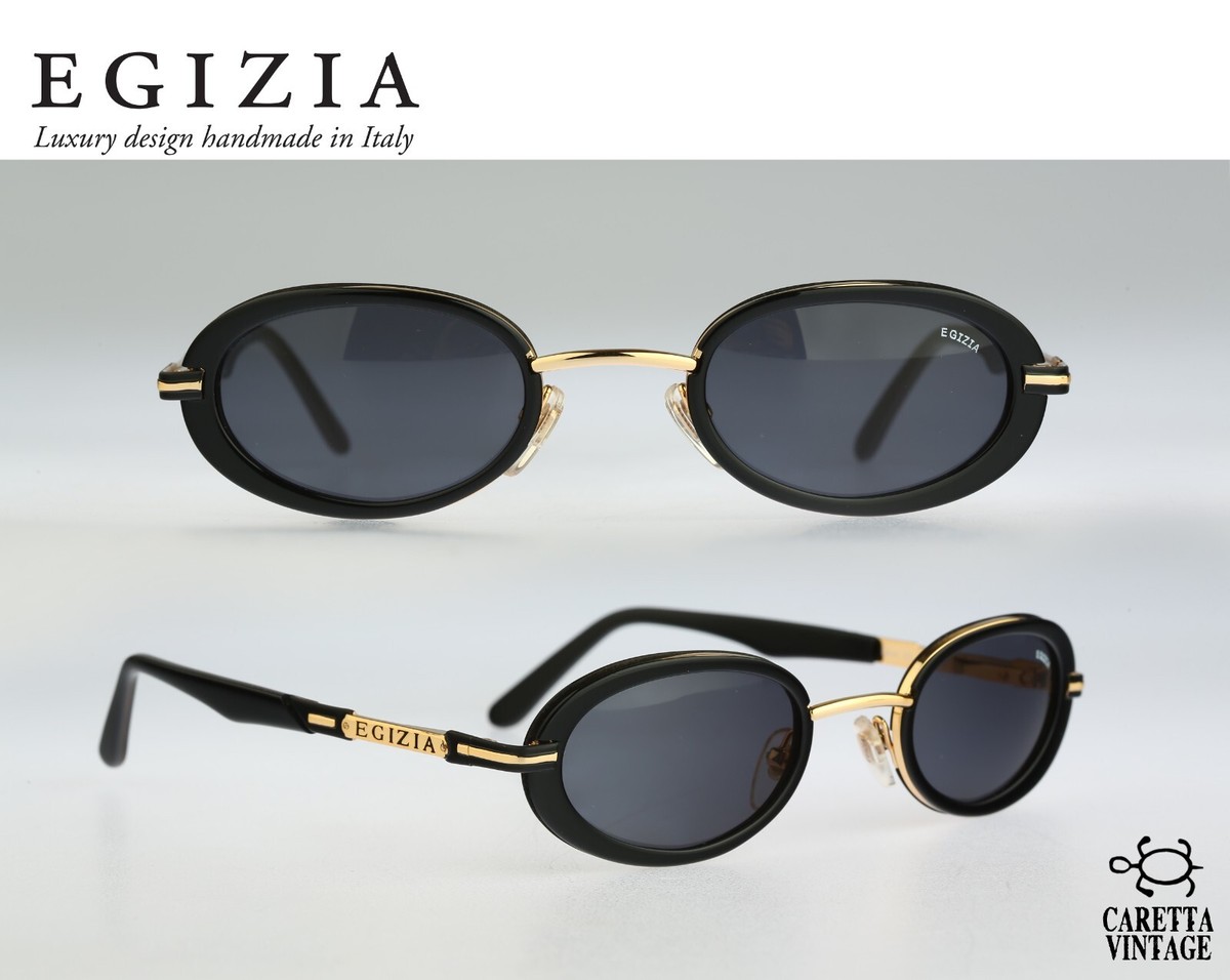 Egizia 33 02, Vintage 90s unique double rim black and gold  display picture 1