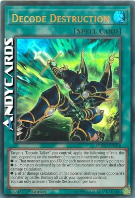 DECODE DESTRUCTION (Decoder Destruction)   Ultra R   DUPO EN016   YUGIOH!