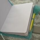 6” x 8” FUZZY - FUR - PINEAPPLE NOTEBOOK Writing JOURNAL * NEW! With Pen L@@K — photo 5