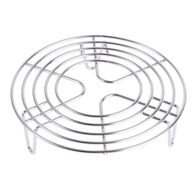 Round Cooking Rack Stainless Steel Steamer Grilling Cooling 6.3''x1.6''