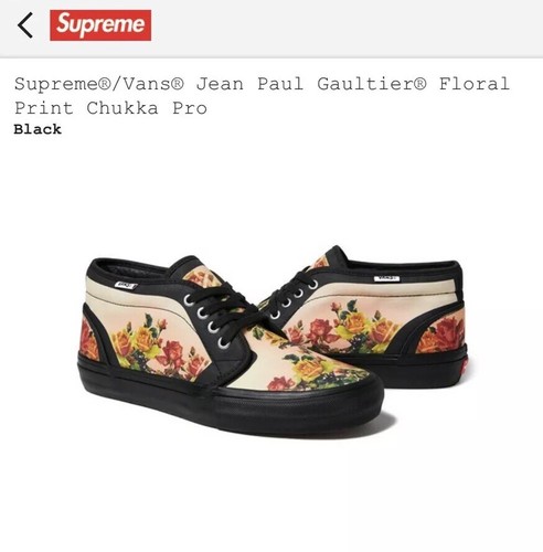 Supreme x Vans x Jean Paul Gaultier 