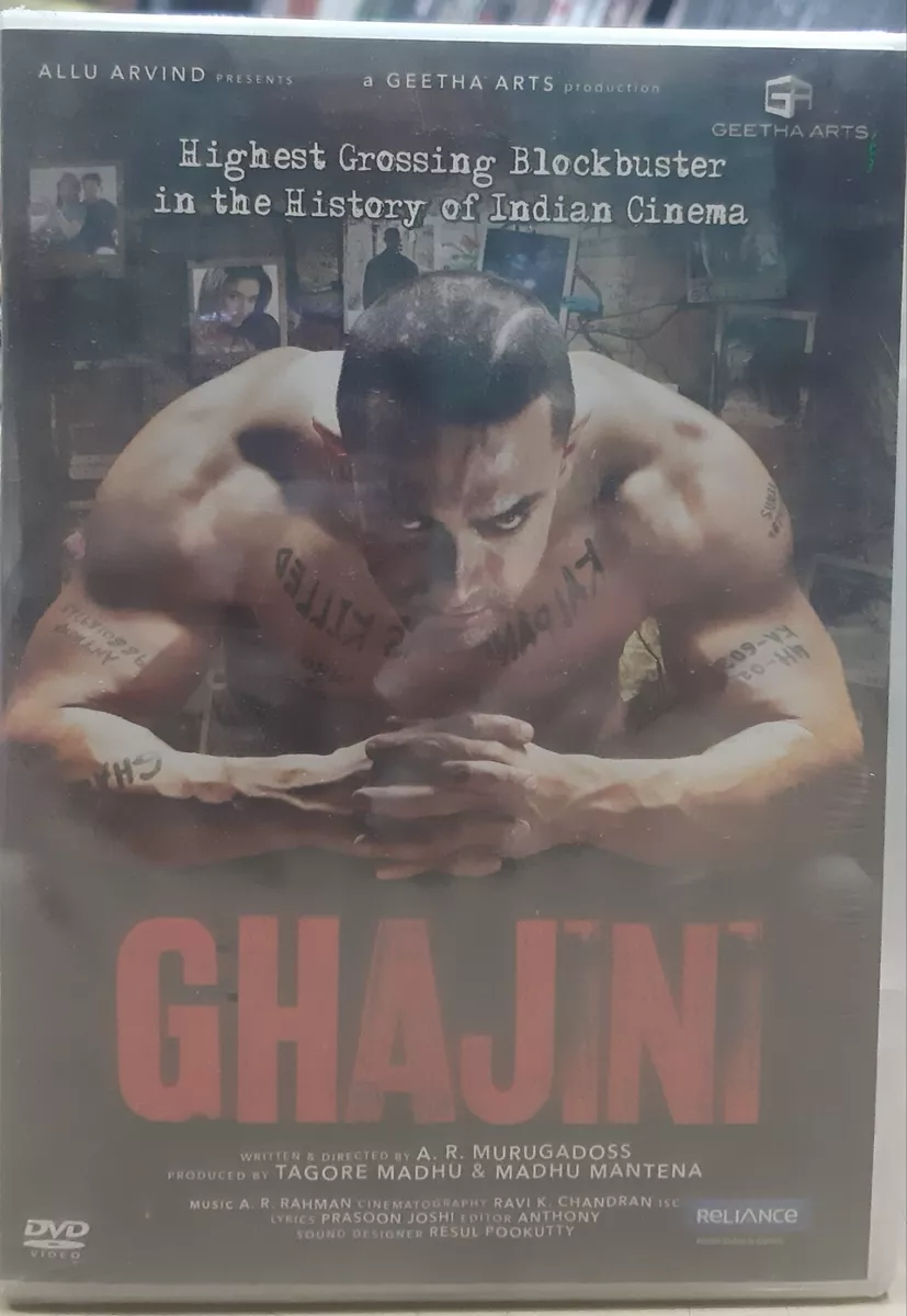 Ghajini Aamir Khan Bollywood Hindi Movie DVD 2 Disc Special