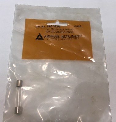 Amprobe 3AG-312A Fuse For Multimeters Am-2A/2B/2DP/2BDP models. New in Package