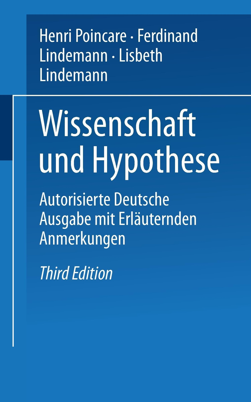 Thumbnail - L. Lindemann (u. A.) | Wissenschaft Und Hypothese | Taschenbuch |