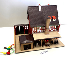 Vollmer 3696 H0 Dorfschmiede mit Motor, Beleuchtung,Schmiedefeuer-LED,  1:87