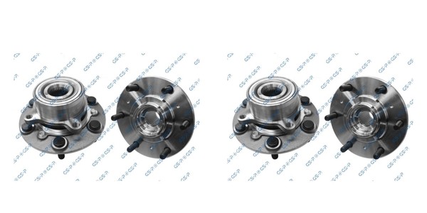 GSP 2X Radnabe Radlagersatz Vorderachse FüR Mitsubishi L 200 Triton KA T KB T-image