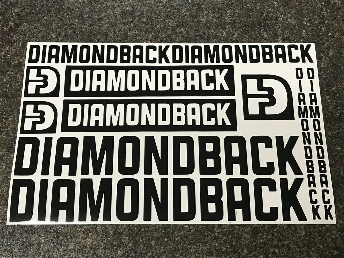 Diamondback top bmx decals