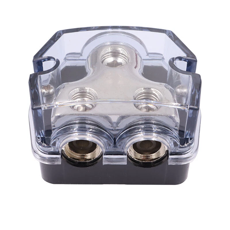 2 Way Distribution Block 0-4 AWG In, 4-8 AWG Out Car Audio Amp Power or Ground - Image 2 of 4