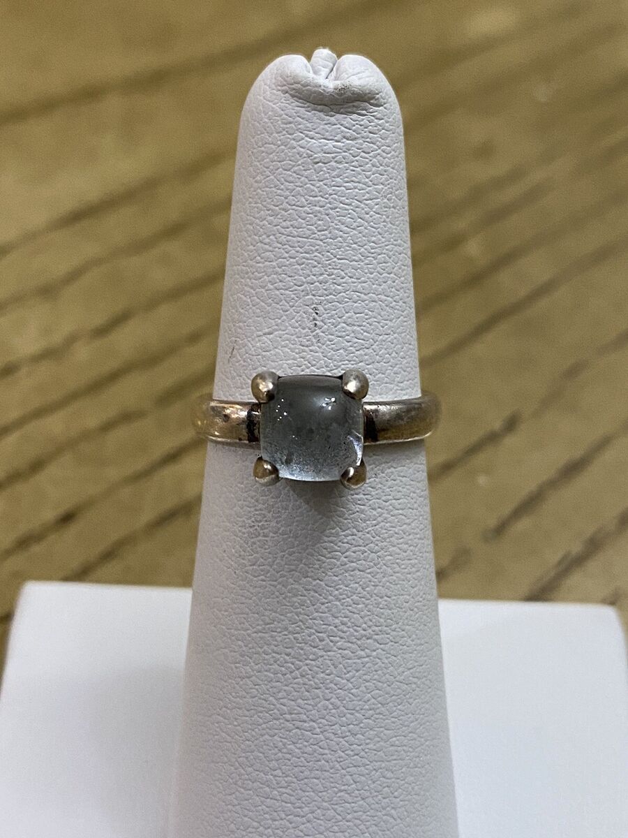 Tiffany & Co Paloma Picasso sugar stack ring silver Blue Tiffany & Co Paloma Picasso sugar stack ring silver Blue