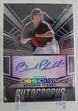 🔥 2023 Panini Chronicles Obsidian Brandon Pfaadt Purple Auto /25 Rookie RC
