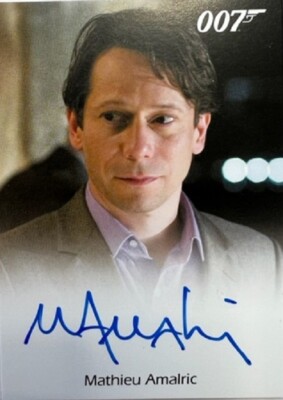 Mathieu Amalric Autograph, James Bond Archives Final Edition by ...