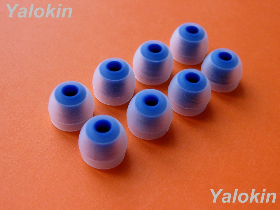 Juego de repuesto de 8 auriculares cómodos para auriculares Jaybird X3.(C-BL). Foto 4 de 4