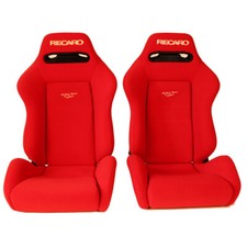 Pair Of Used Jdm Recaro Sr3 Red Bucket Sport Seats Racing Porche Honda Auto Cars Pair Of Used Jdm Recaro Sr3 Red Bucket Sport Seats Racing Porche Honda Auto Cars