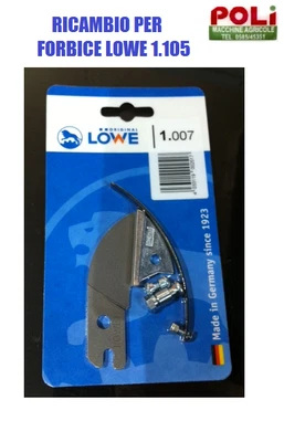 LAMA DI RICAMBIO LOWE 1.007 PER FORBICI DA POTATURA A BATTENTE 1.104 / 5 / 7 / 9