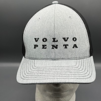 Volvo Penta Richardson Hat 112 Trucker Men's Adjustable Heather Grey Black