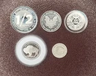 1 OZ .999 Fine Silver Mixed Coin Lot, Half OZ, 1/10, 1/4, 320 Scottsdale Mint