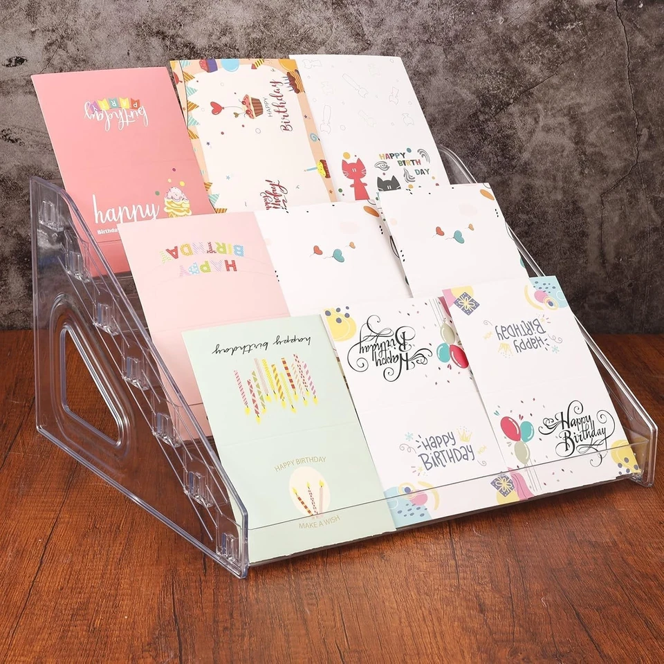 7 Tier Acrylic Trading Card Display Stand Organizer for Sports & Collectible ... - Image 4 of 4