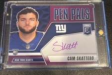 2025 Donruss Elite Cam Skattebo Pen Pals Rookie On Card Auto PURPLE INK #PP-CAM