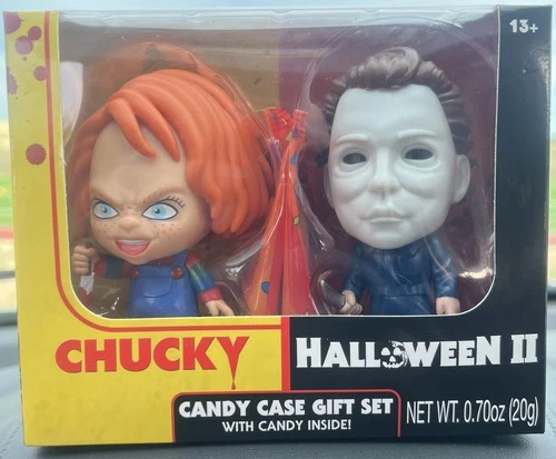 Michael Myers Halloween II And Chucky 2pk Figure Candy Dispenser CandyRific