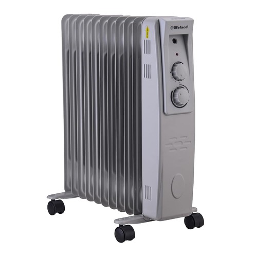 Belaco 2500W Oil Filled Radiator Heater, 11 Fins Electric Radiator