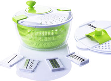 7 in 1 Multifunction Kitchen Gadget Set 4L Salad Spinner Vegetable Dryer Grater