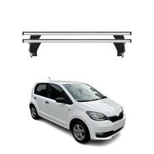 Menabo Dachträger Grundtäger für Skoda Citigo 2011-2019 5tür 50kg Alu Silber 2x