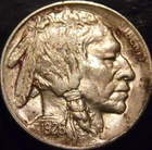 1926-P Buffalo Nickel Choice BU Uncirculated Full Horn