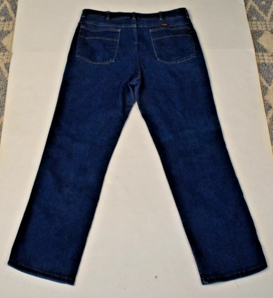 Vintage Western Jeans Wrangler Size 32 28 90s 85498PS Clasp Close Made USA - Image 2 of 4