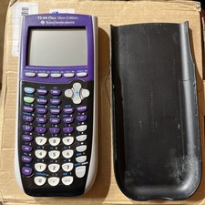 Texas Instruments TI-84 Plus Silver Edition Graphing Calculator Tested Works