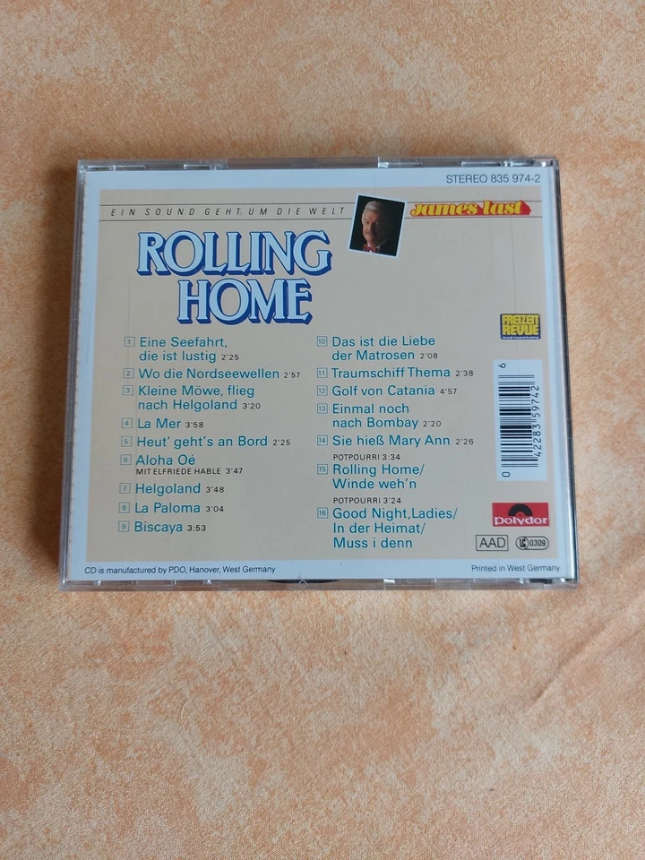 Rolling Home, CD James Last, Top Zustand, AAD - Bild 2 von 3