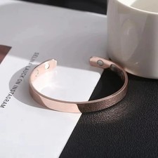 Pure Copper Neodymium Magnetic Therapy Bracelet Double Strong Men Women Healing
