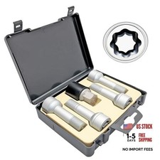 Wheel Lock Bolt Nut Set M14 X 1.5 X 45 Compatible with Mercedes-Benz AMG C300